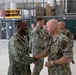 Acting Chief of Naval Operations Adm. Jim Kilby recognizes Sailors assigned to Helicopter Maritime Strike (HSM) Squadron 48
