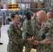 Acting Chief of Naval Operations Adm. Jim Kilby recognizes Sailors assigned to Helicopter Maritime Strike (HSM) Squadron 48