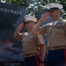 Marine Week Nashville; Wreath Laying at the Tennessee World War II Memorial
