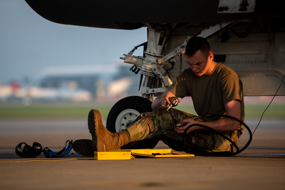 Sunshine on the flight line