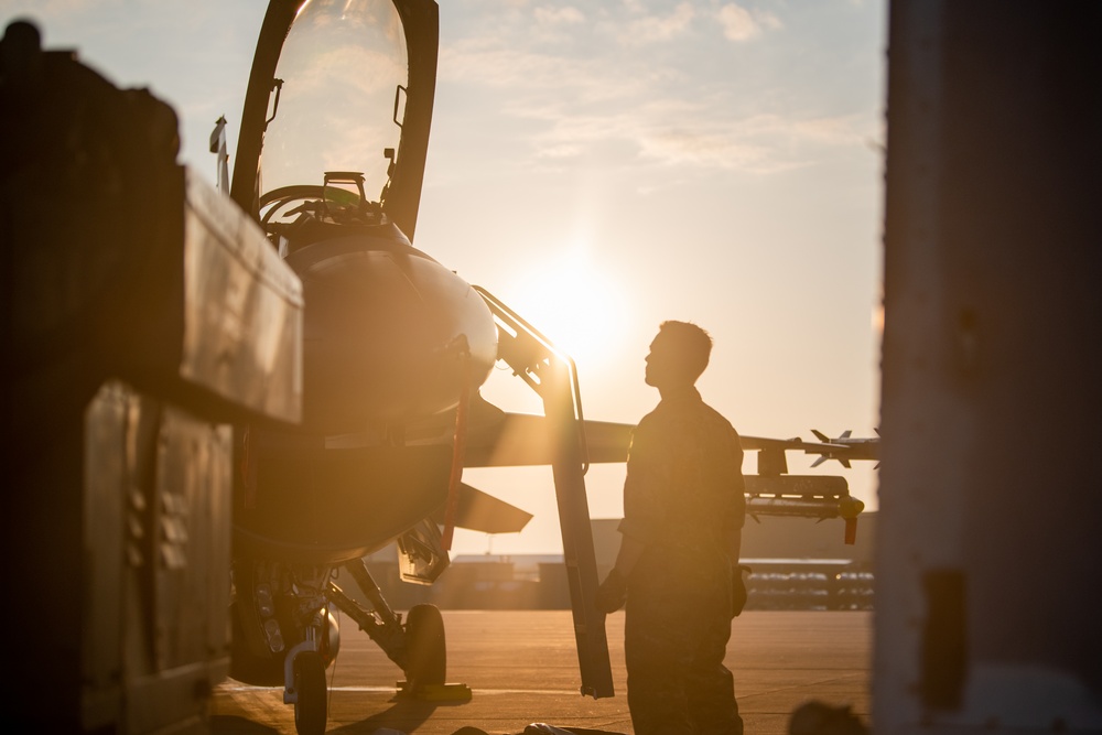 Sunshine on the flight line