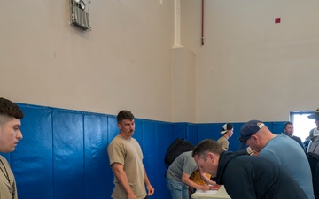 449th Air Expeditionary Group Personnel Support for Contingency Operations Team Welcomes New Arrivals to Camp Lemonnier