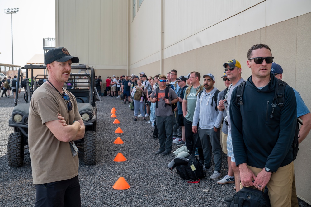 449th Air Expeditionary Group Personnel Support for Contingency Operations Team Welcomes New Arrivals to Camp Lemonnier