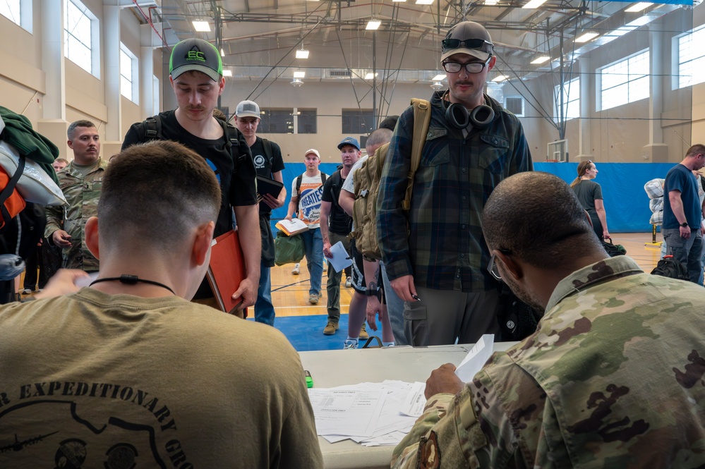 449th Air Expeditionary Group Personnel Support for Contingency Operations Team Welcomes New Arrivals to Camp Lemonnier