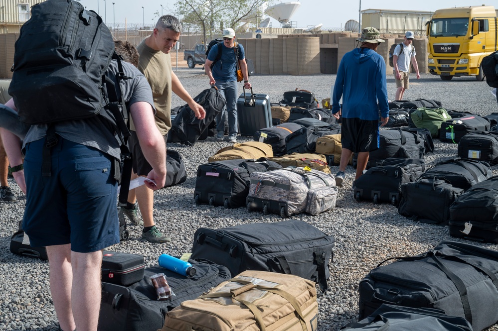 449th Air Expeditionary Group Personnel Support for Contingency Operations Team Welcomes New Arrivals to Camp Lemonnier