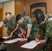 LTG Hiroe and U.S. Marine Corps Lt. Gens. Austin and Watson Sign Terms of Reference