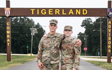 Father and Son at Home, Brothers in Arms at JRTC