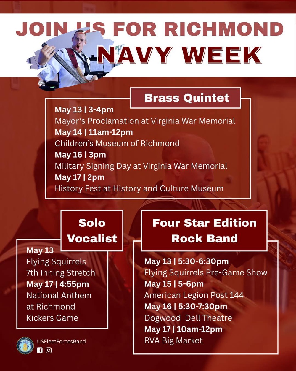 Poster for Richmond Navy Week