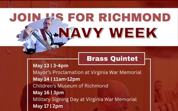 Poster for Richmond Navy Week