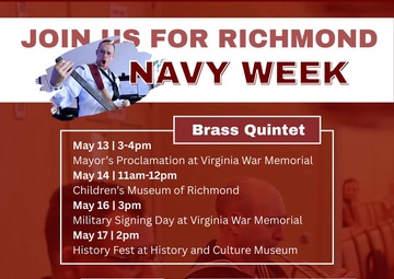 Poster for Richmond Navy Week