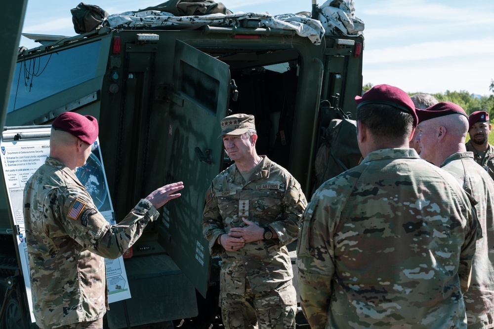 Chairman of the Joint Chiefs of Staff visits Alaska