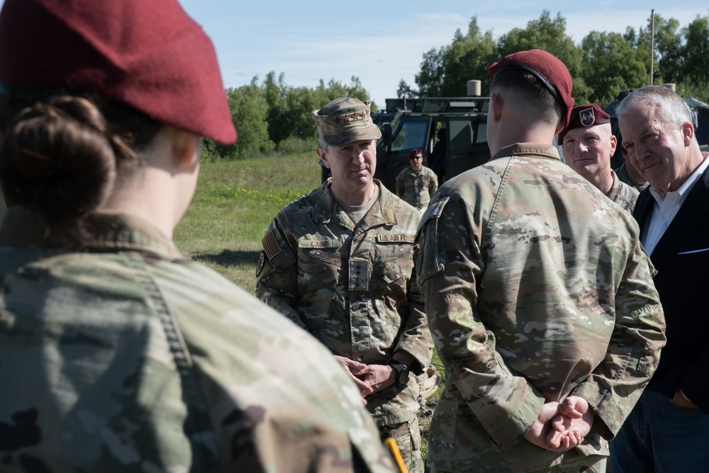 Chairman of the Joint Chiefs of Staff visits Alaska