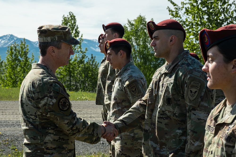 Chairman of the Joint Chiefs of Staff visits Alaska