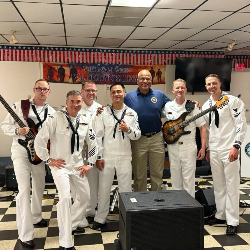 The U.S. Fleet Forces Rock Band with CWO5(Ret.) Carl Brashear