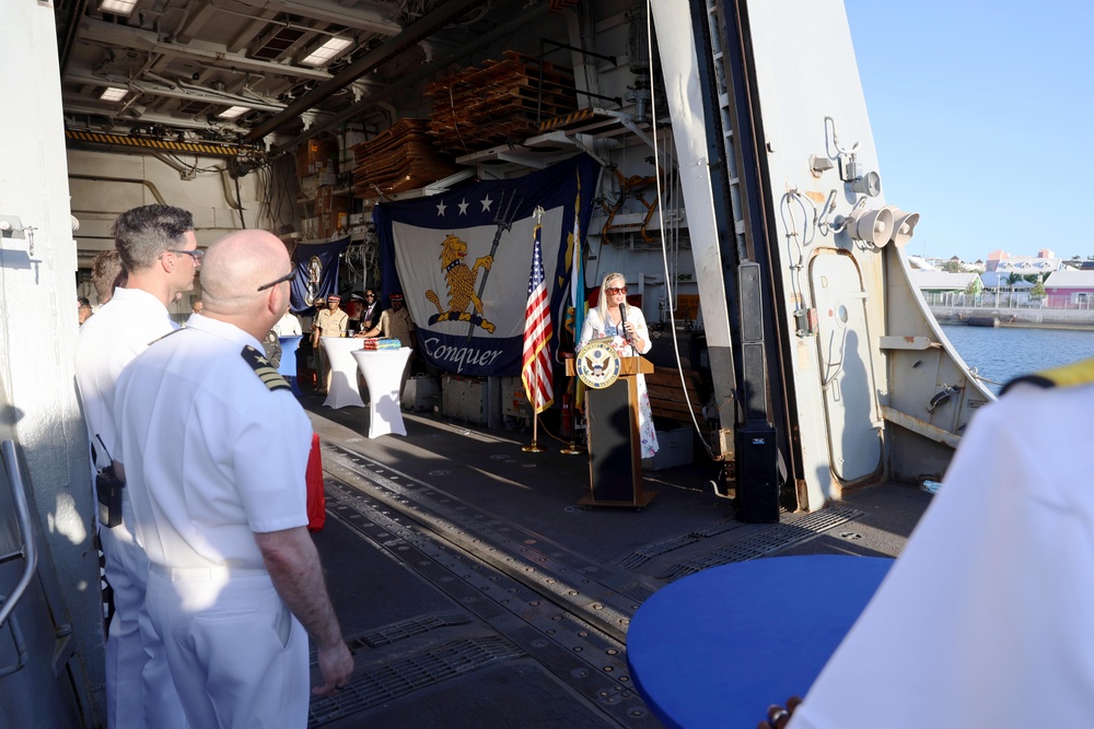USS Gravely Makes Port Call in Bahamas