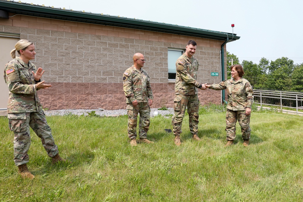 Ft. Indiantown Gap Ammo Supply Point Soldiers recognized by DAG Army