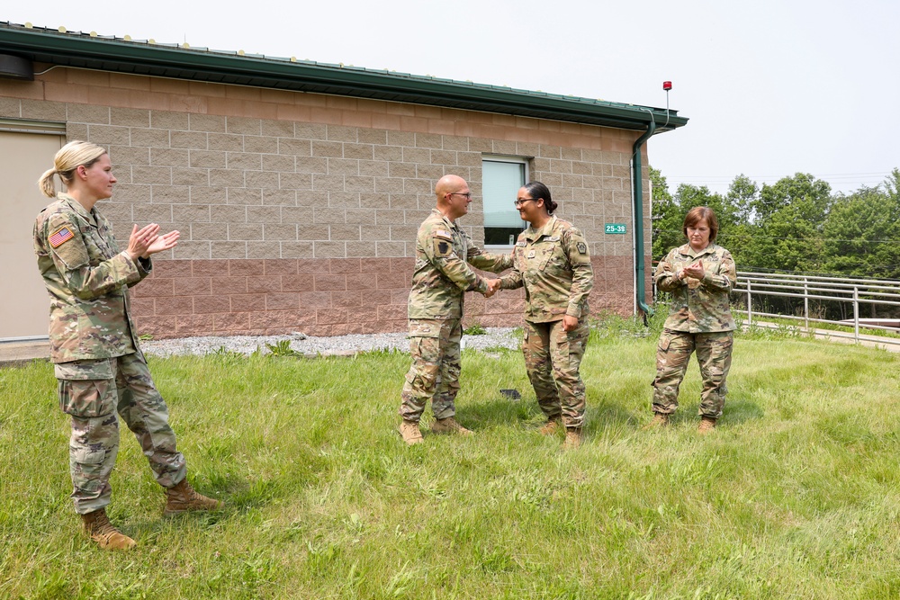 Ft. Indiantown Gap Ammo Supply Point Soldiers recognized by DAG Army