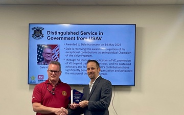 Dale Hartman Receives a 2025 Distinguished in Government Award