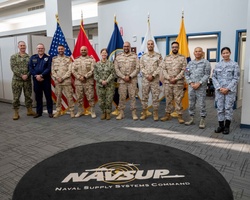 NAVSUP hosts international officers attending post-MBA ILEAD program through Navy Supply Corps School