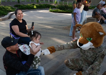 McConnell walks at Sundown