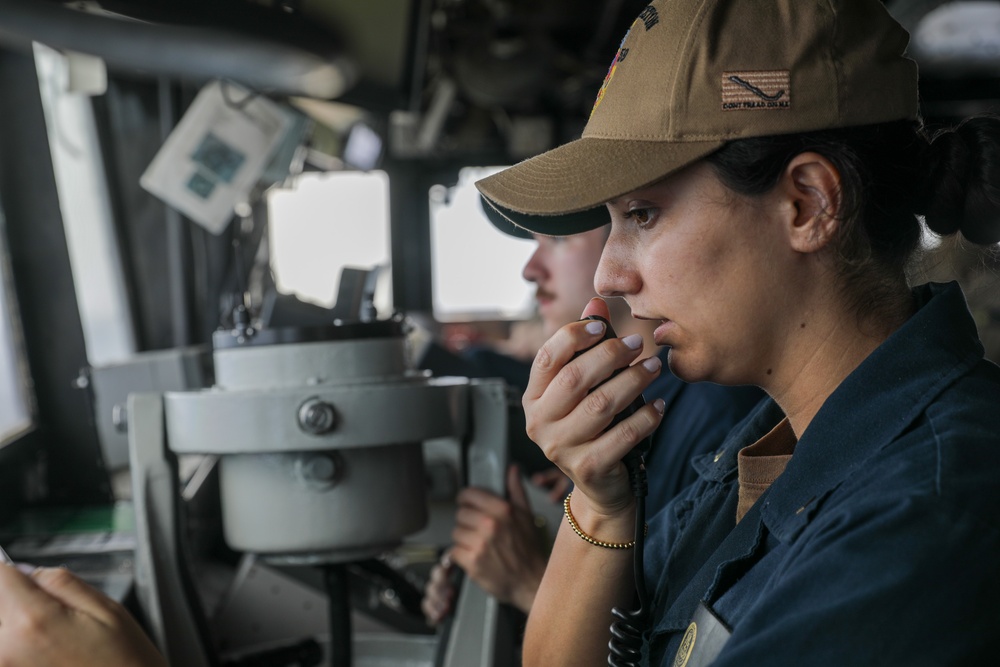USS Princeton conducts operations in the U.S. Central Command area of responsibility as part of the Carl Vinson Carrier Strike Group