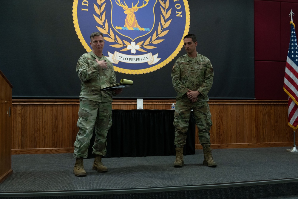 Capt. Nebeker awarded 2024 Meritorious Service Medal for Outstanding Guardsman
