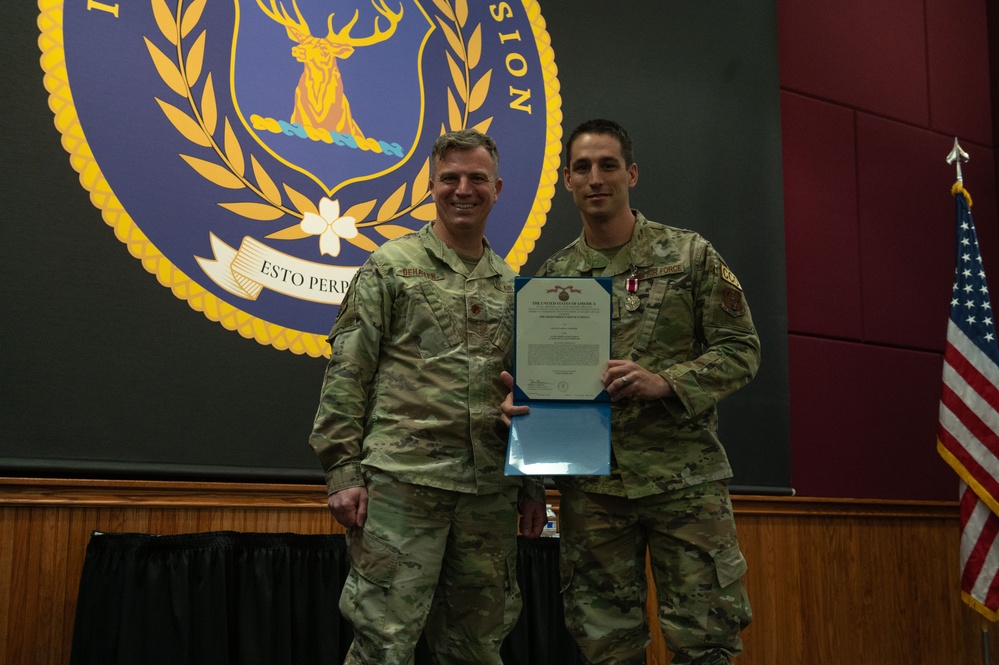 Capt. Nebeker awarded 2024 Meritorious Service Medal for Outstanding Guardsman