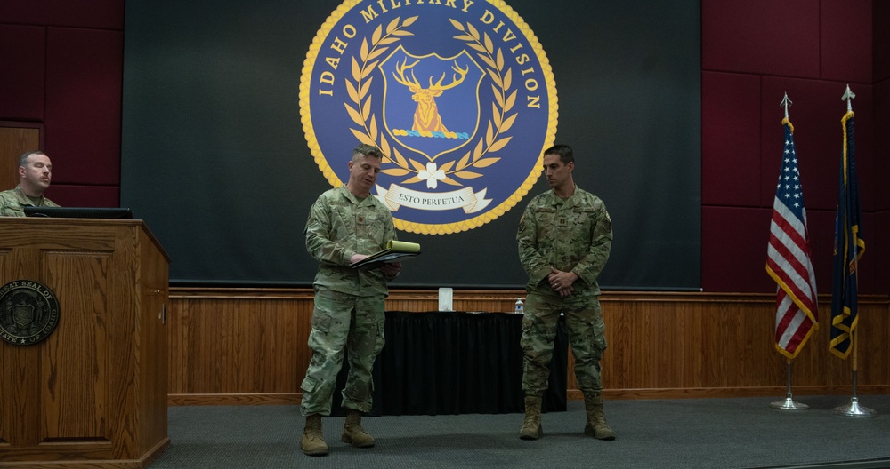 Capt. Nebeker awarded 2024 Meritorious Service Medal for Outstanding Guardsman