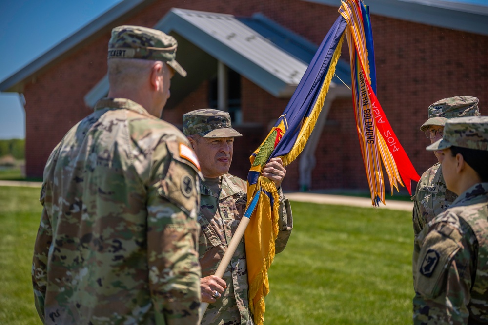 Mattoon Command Sergeant Major Relinquishes Responsibility of 404th MEB