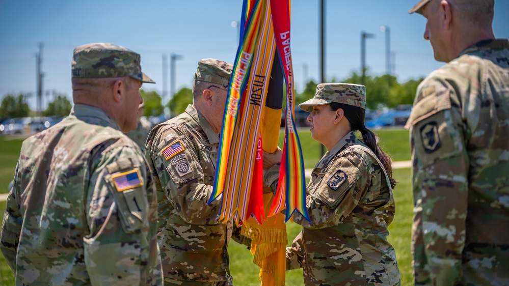 Mattoon Command Sergeant Major Relinquishes Responsibility of 404th MEB