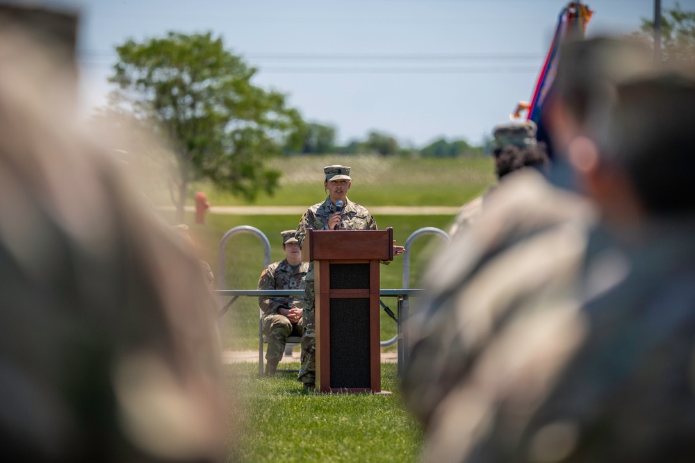 Mattoon Command Sergeant Major Relinquishes Responsibility of 404th MEB