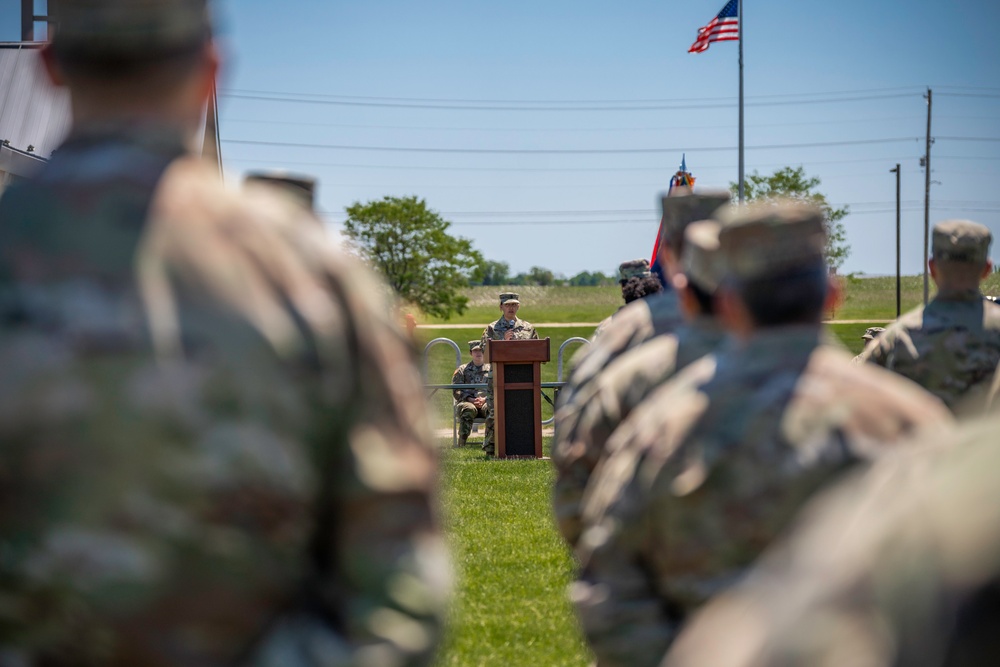 Mattoon Command Sergeant Major Relinquishes Responsibility of 404th MEB