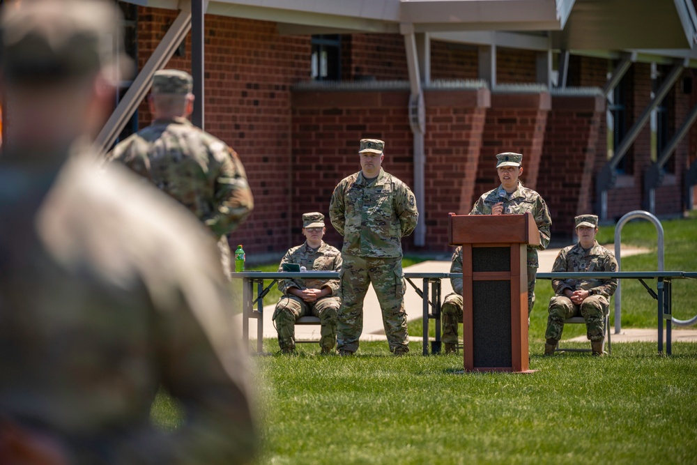 Mattoon Command Sergeant Major Relinquishes Responsibility of 404th MEB
