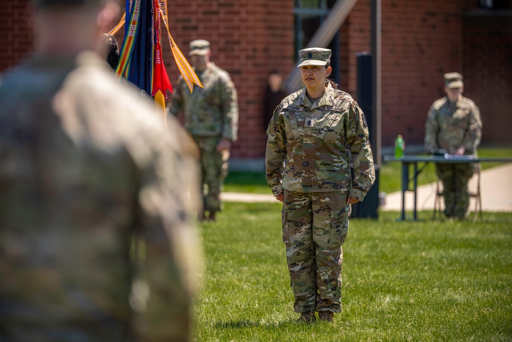 Mattoon Command Sergeant Major Relinquishes Responsibility of 404th MEB