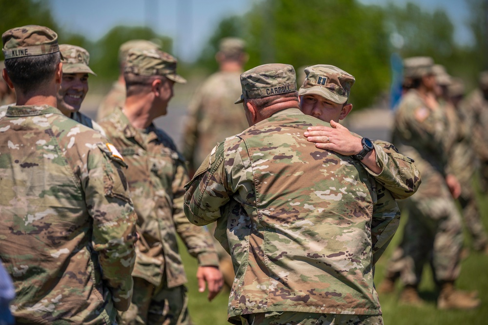 Mattoon Command Sergeant Major Relinquishes Responsibility of 404th MEB