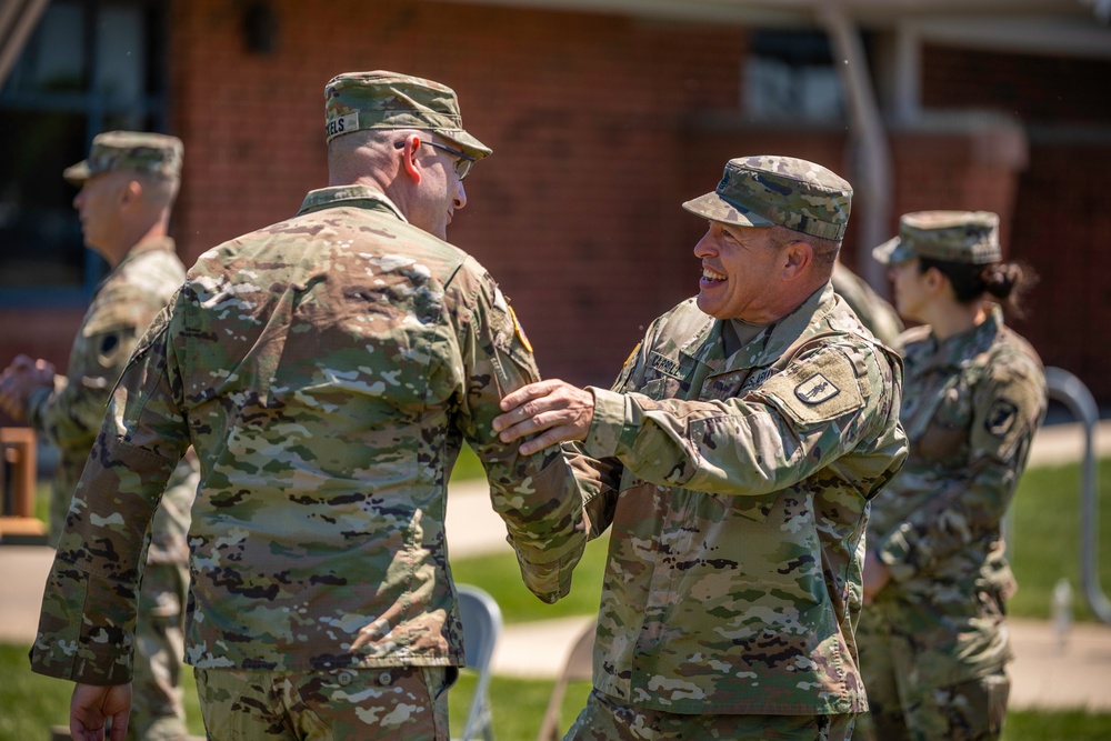 Mattoon Command Sergeant Major Relinquishes Responsibility of 404th MEB