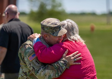 Mattoon Command Sergeant Major Relinquishes Responsibility of 404th MEB