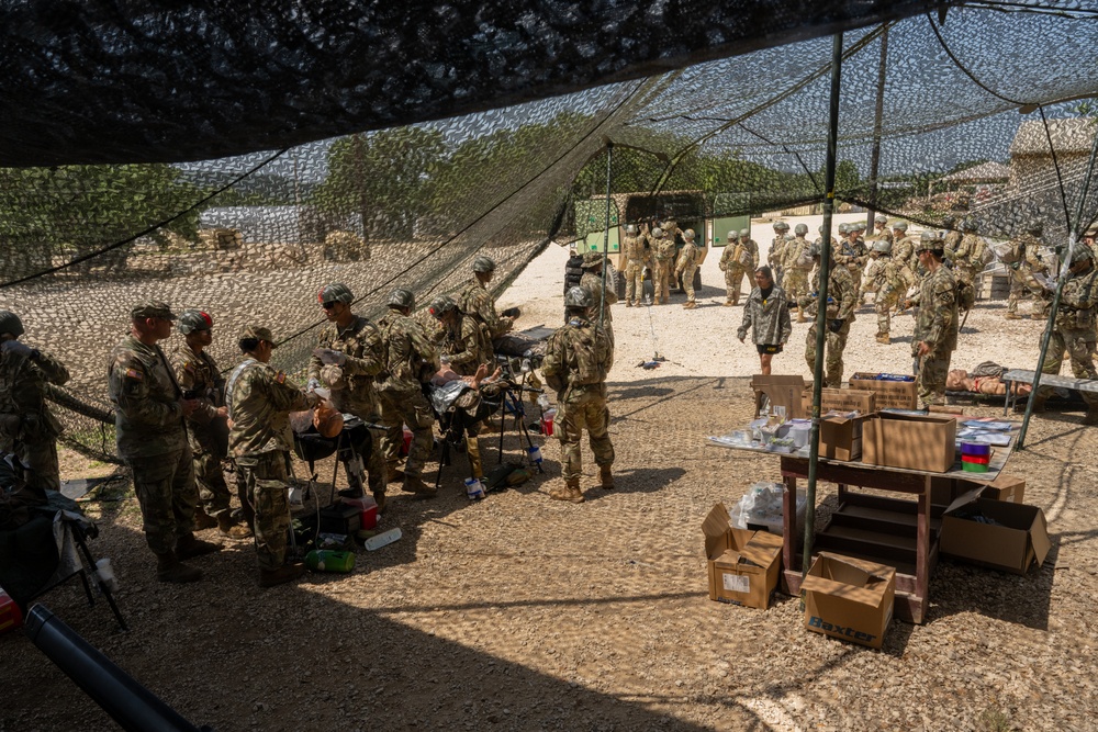 Enhanced Combat Medic pilot program's field training