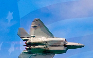 F-22 Memorial Day salute