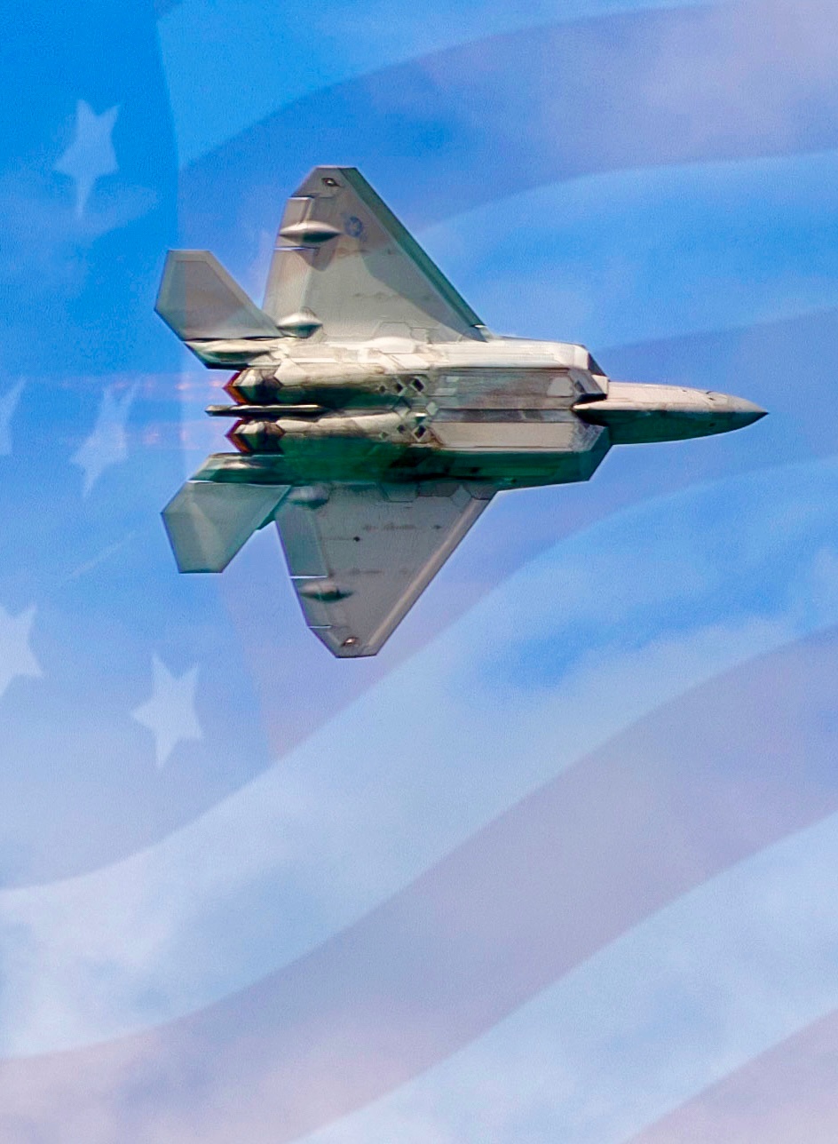F-22 Memorial Day salute