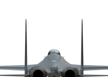 Shenyang J-11 Back Orthographic View Redo