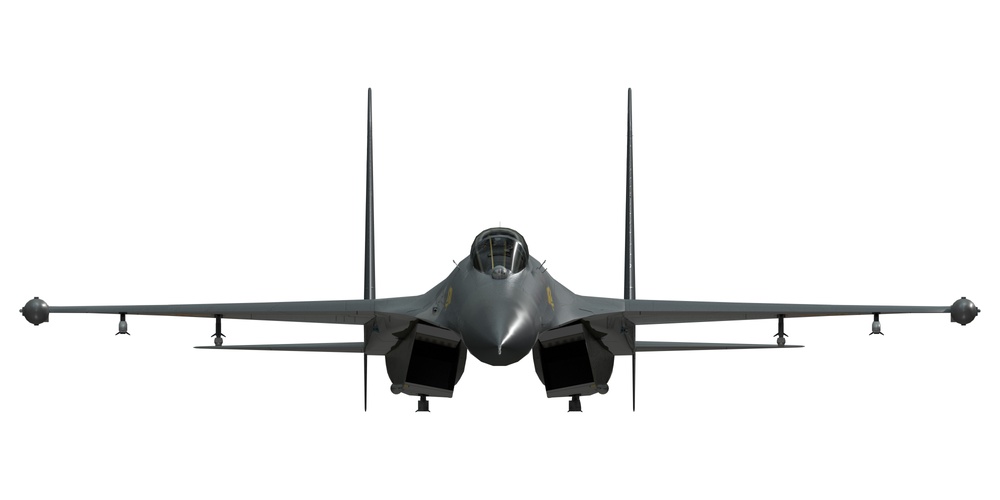 Shenyang J-11 Front Orthographic View Redo
