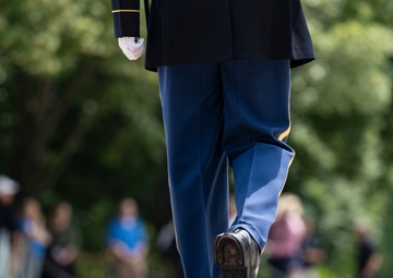 41st Sergeant of the Guard at the Tomb of the Unknown Soldier Sgt. 1st Class Andrew Jay Conducts His Last Walk at the Tomb of the Unknown Soldier