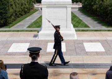 41st Sergeant of the Guard at the Tomb of the Unknown Soldier Sgt. 1st Class Andrew Jay Conducts His Last Walk at the Tomb of the Unknown Soldier