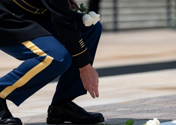 41st Sergeant of the Guard at the Tomb of the Unknown Soldier Sgt. 1st Class Andrew Jay Conducts His Last Walk at the Tomb of the Unknown Soldier