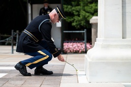 41st Sergeant of the Guard at the Tomb of the Unknown Soldier Sgt. 1st Class Andrew Jay Conducts His Last Walk at the Tomb of the Unknown Soldier