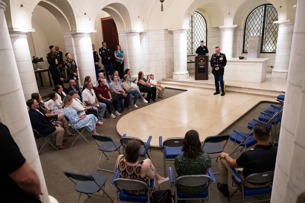 41st Sergeant of the Guard at the Tomb of the Unknown Soldier Sgt. 1st Class Andrew Jay Conducts His Last Walk at the Tomb of the Unknown Soldier