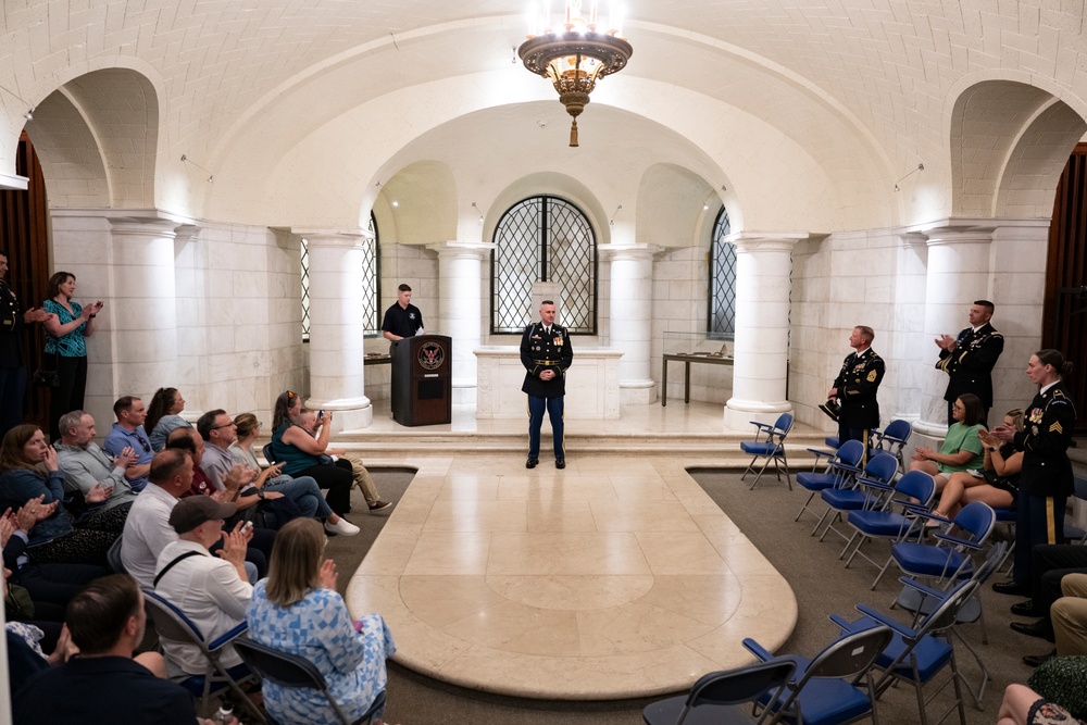 41st Sergeant of the Guard at the Tomb of the Unknown Soldier Sgt. 1st Class Andrew Jay Conducts His Last Walk at the Tomb of the Unknown Soldier