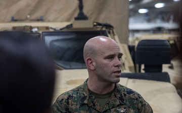 22nd MEU | CLB 26 Command Team Visits USS San Antonio