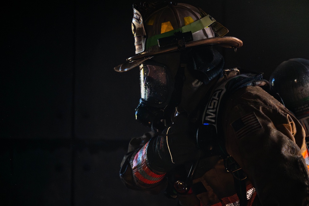 Malmstrom fire department conducts structure fire training